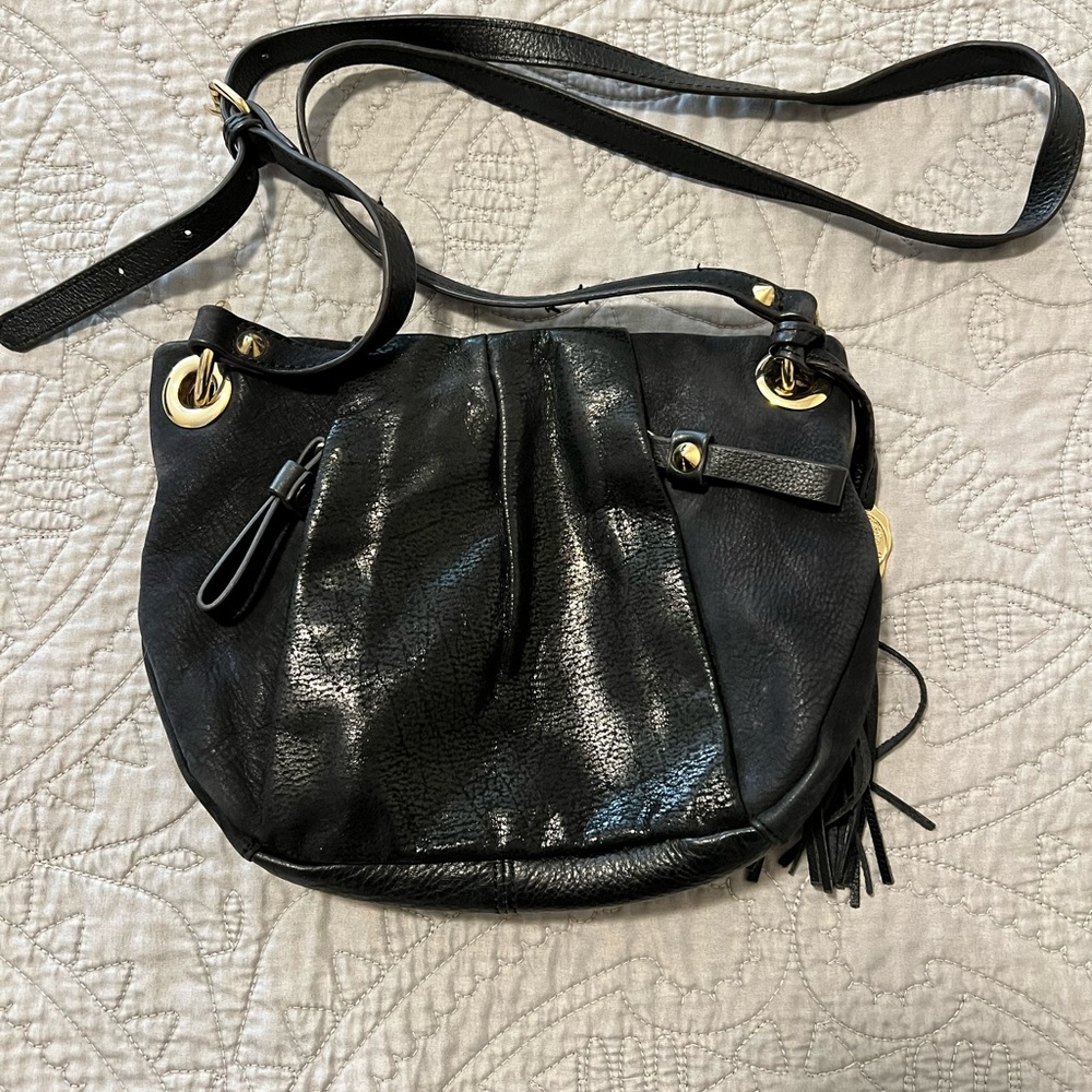 Vince Camaro Black Crossbody Bag